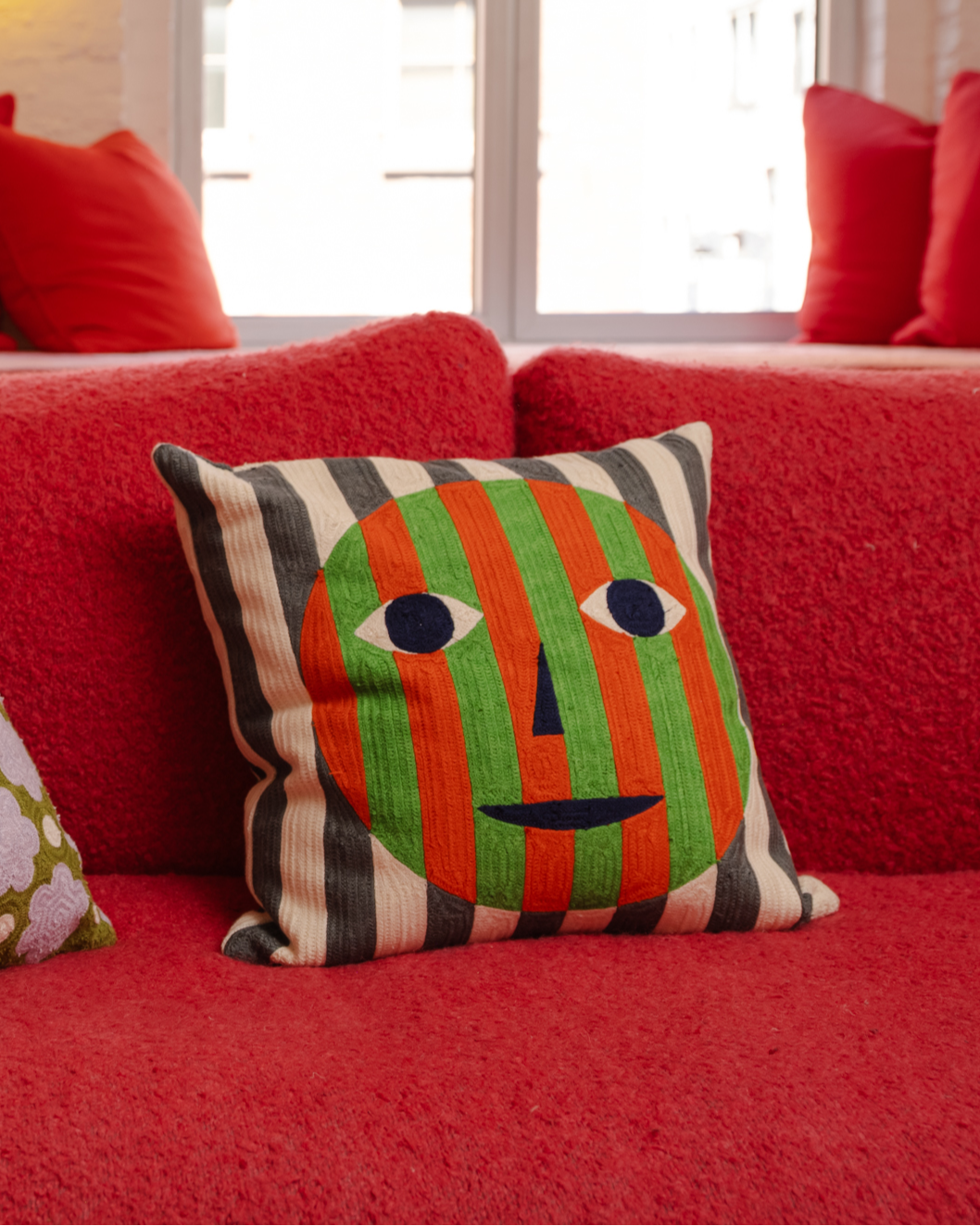 Everybody Embroidered Pillow - Thumbnail 5