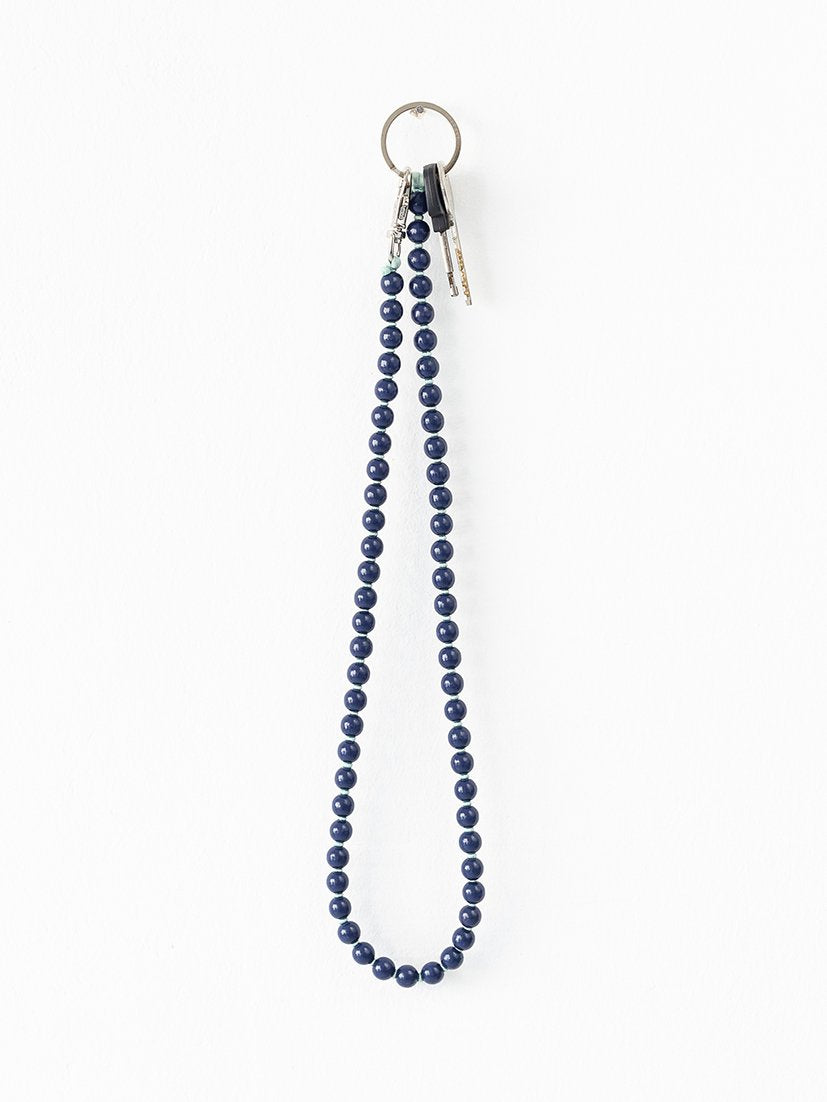 Ina Seifart | Perlen Long Key Holder in Blueberry