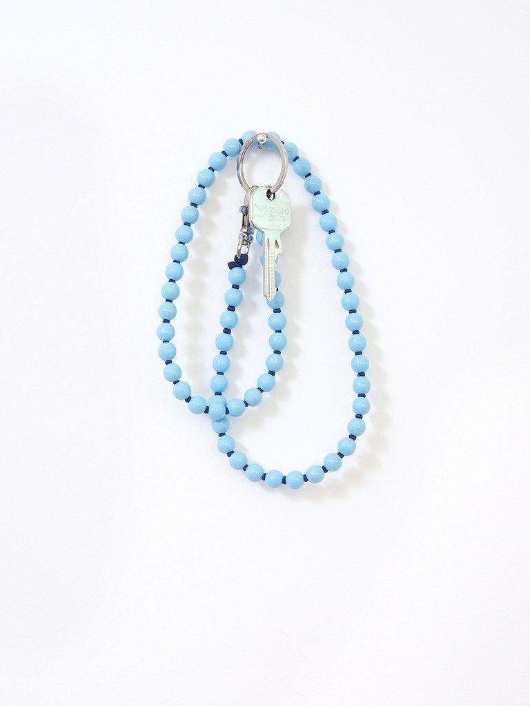 Ina Seifart | Perlen Long Key Holder in Pastel Blue