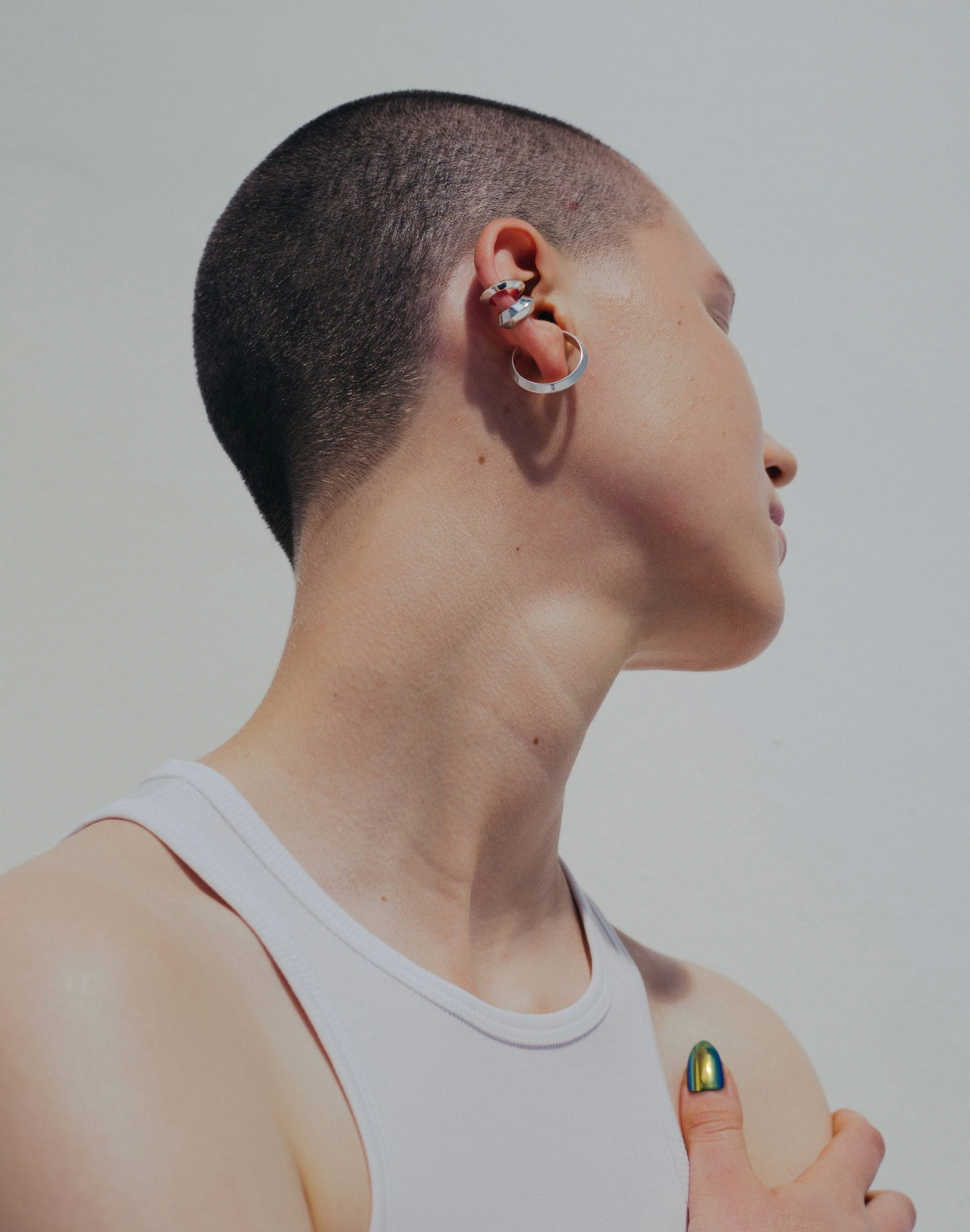 Saskia Diez | Pyramid Ear Cuff: No. 01