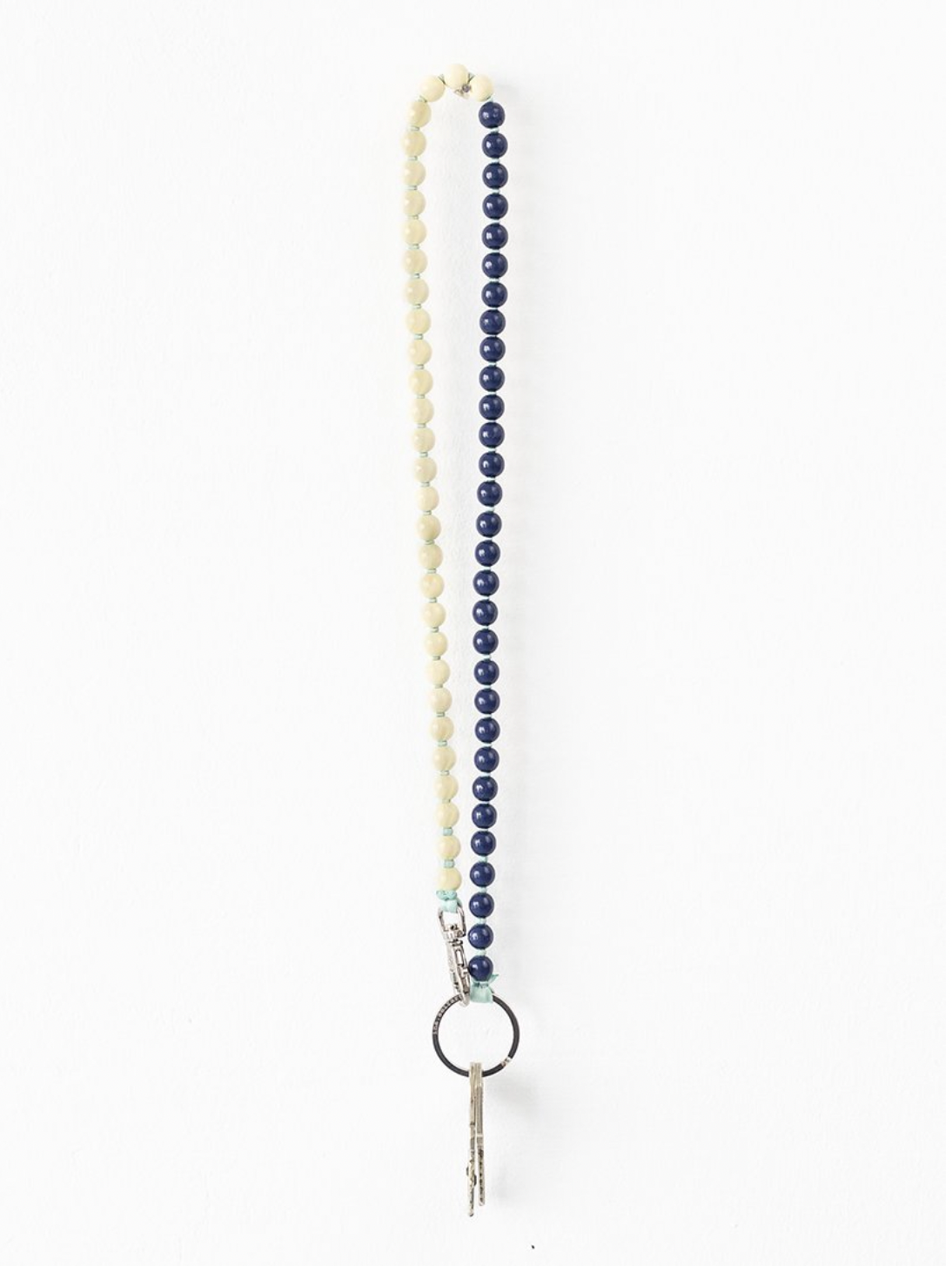 Ina Seifart | Perlen Long Key Holder in Blueberry + Opalia