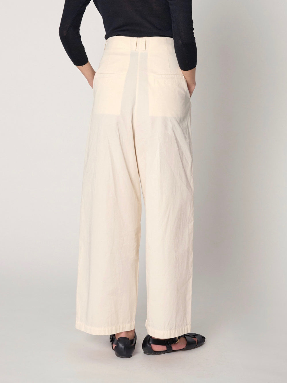 Shaina Mote | Boy Trouser Washed Cotton in Natural