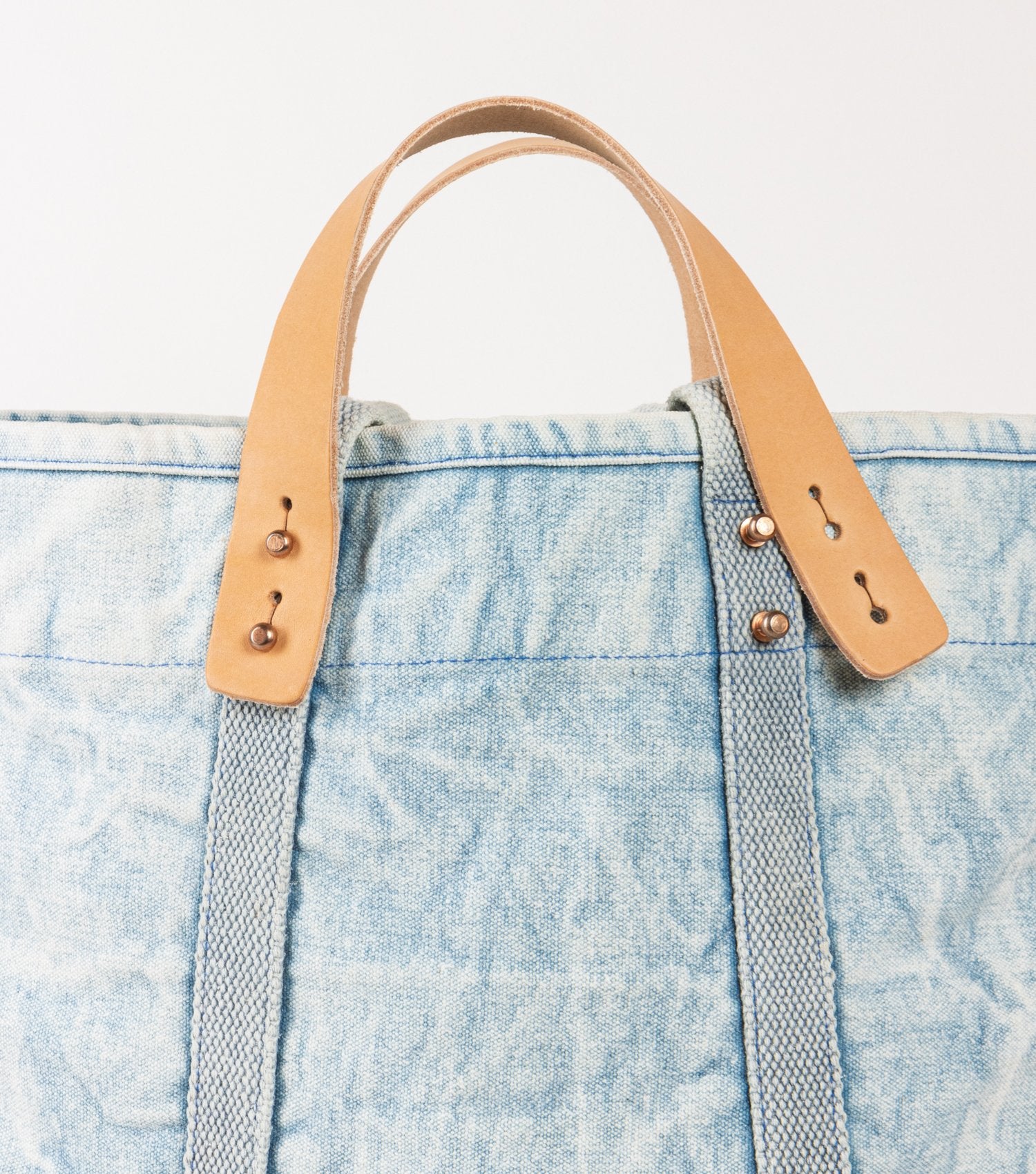 Immodest Cotton | Small East West Tote: Acid Wash