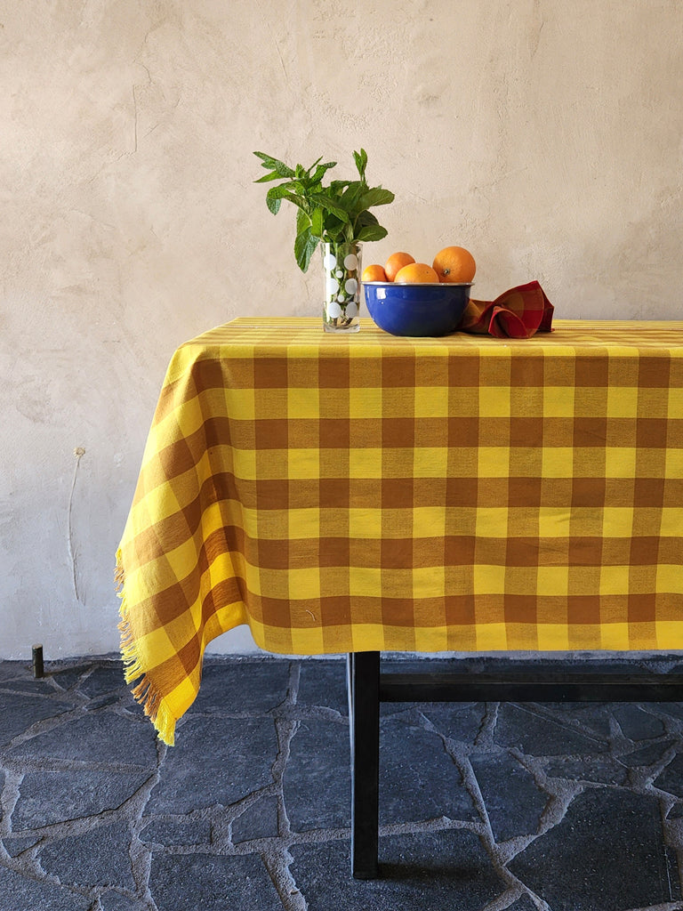 All Roads Gingham Tablecloth - Thumbnail 3
