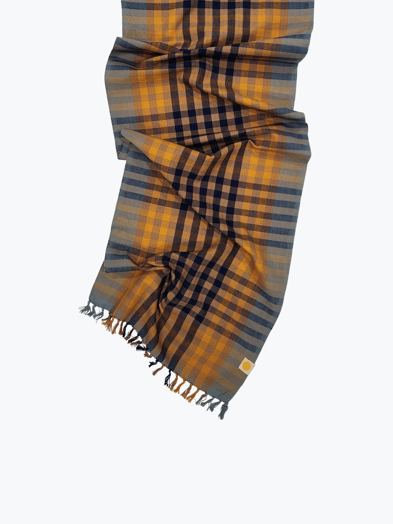 Covington Plaid Table Runner in Brown Butter - Thumbnail 5