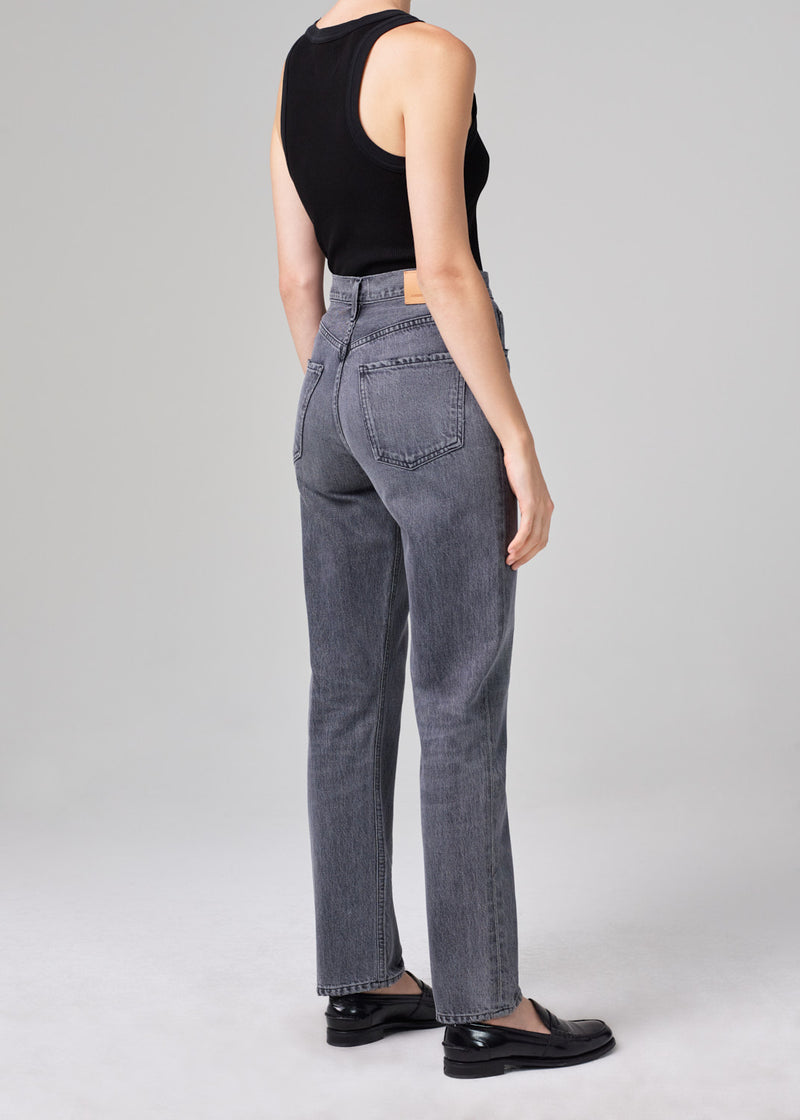 Citizens of Humanity | Sabine High Rise Straight Jeans in Black Coffee