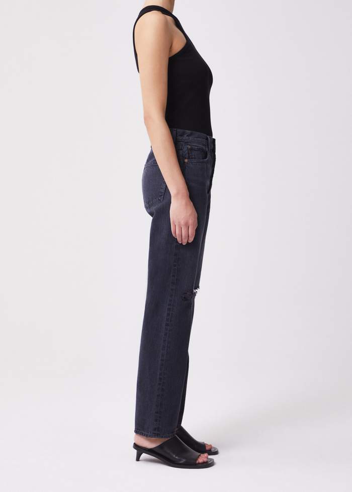 Agolde | 90's Pinch Waist High Rise Straight Jeans in Howl