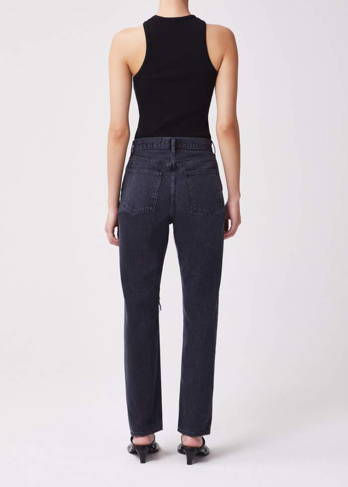 Agolde | 90's Pinch Waist High Rise Straight Jeans in Howl