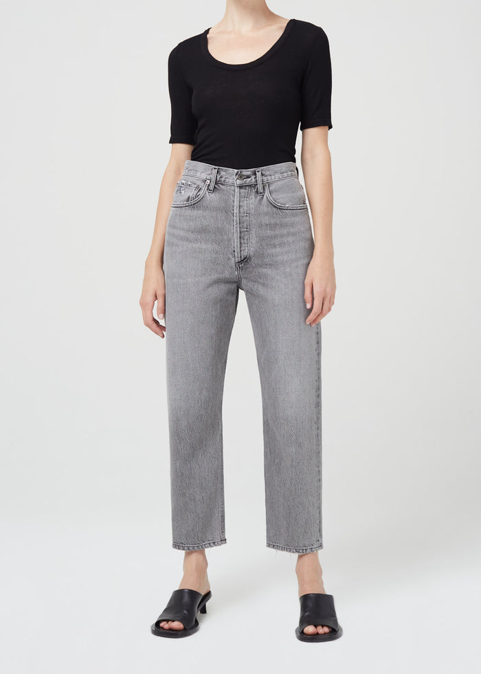 Agolde | 90's Crop Mid Rise Loose Fit Jeans in Trip