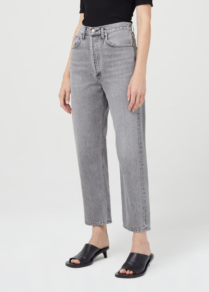 Agolde | 90's Crop Mid Rise Loose Fit Jeans in Trip