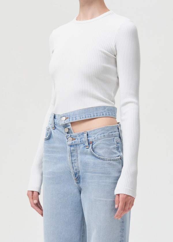 Agolde | Alma Shrunken Crew Neck
