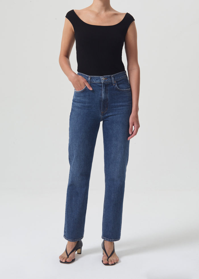 Agolde | High Rise Stovepipe Jeans: Aspire