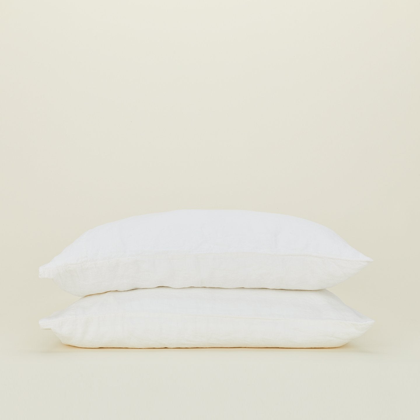 Hawkins New York | Simple Linen Pillowcases: White