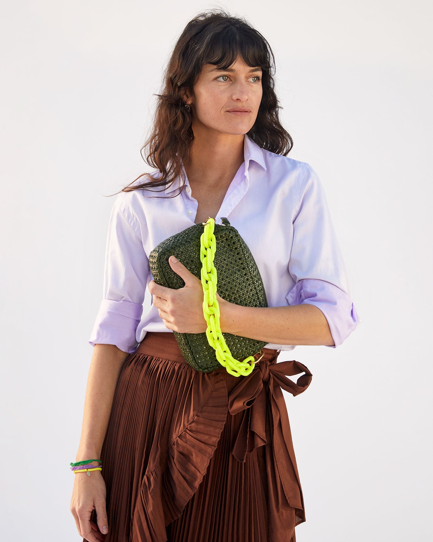 Clare V | Marisol in Army Rattan
