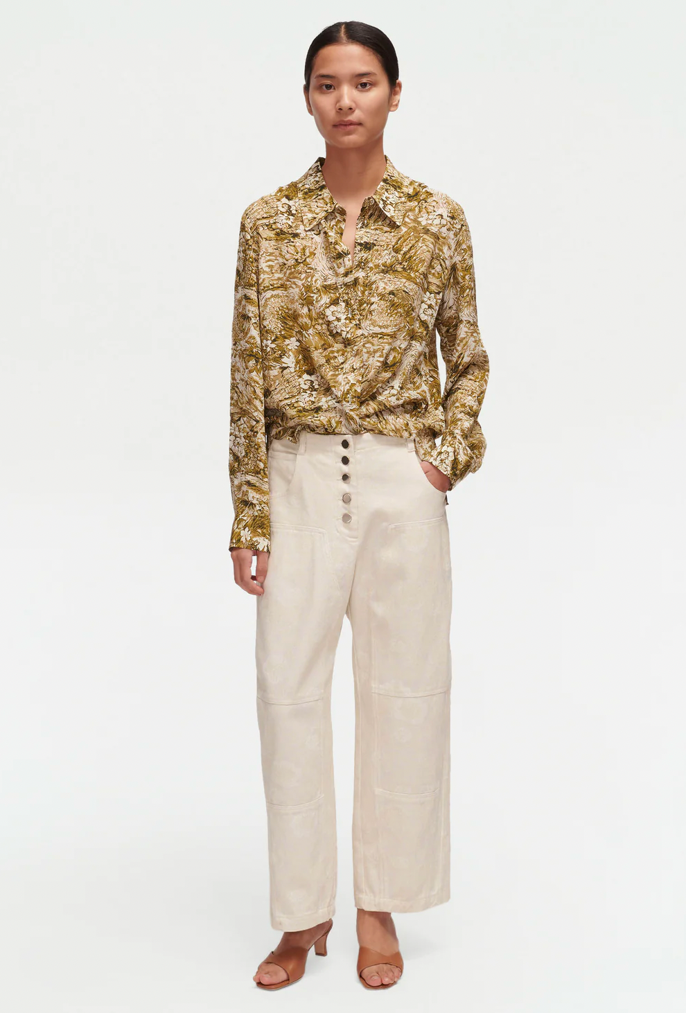 Rachel Comey | Fleet Top: Woodworks Print
