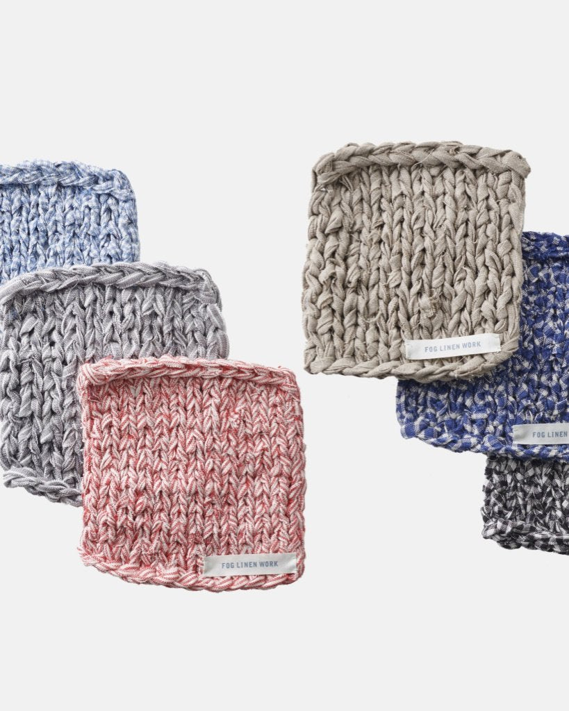 Fog Linen Work | Linen Tape Knit Trivet