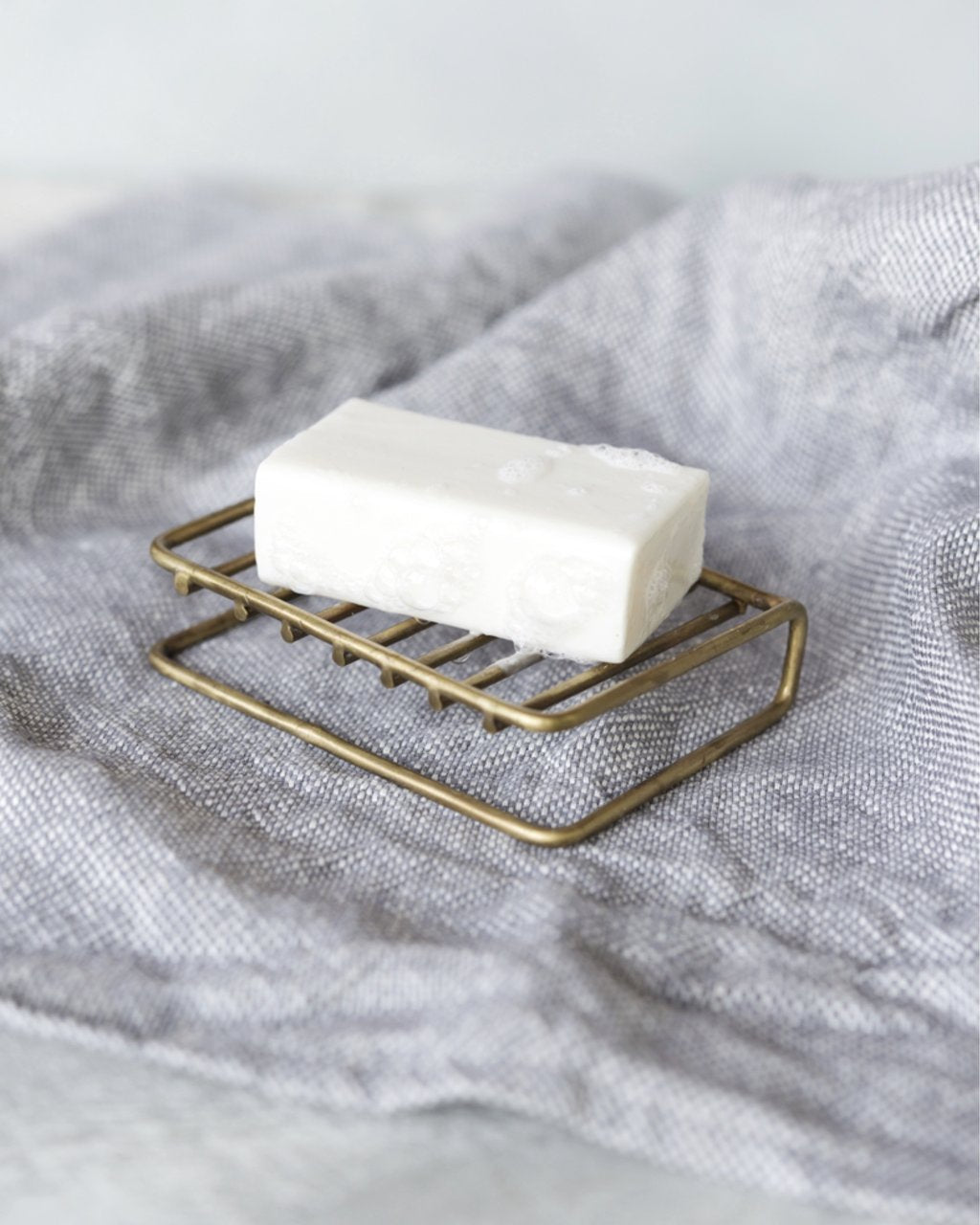 Fog Linen Work | Brass Soap Stand