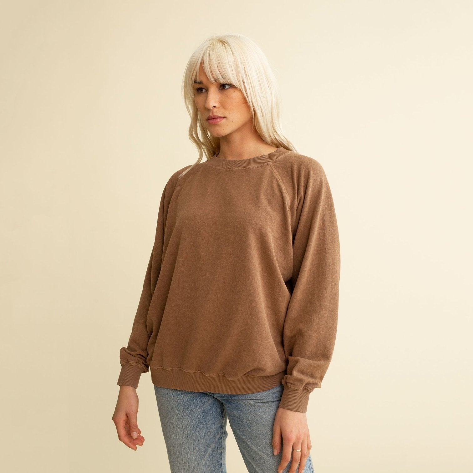 Jungmaven | Bonfire Long Sleeve Raglan Sweatshirt