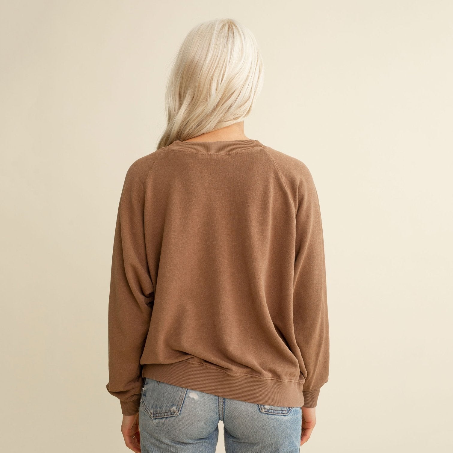 Jungmaven | Bonfire Long Sleeve Raglan Sweatshirt