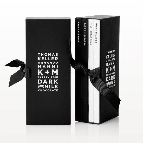 K+M Extravirgin Chocolate | Dark & Milk Chocolate Gift Box