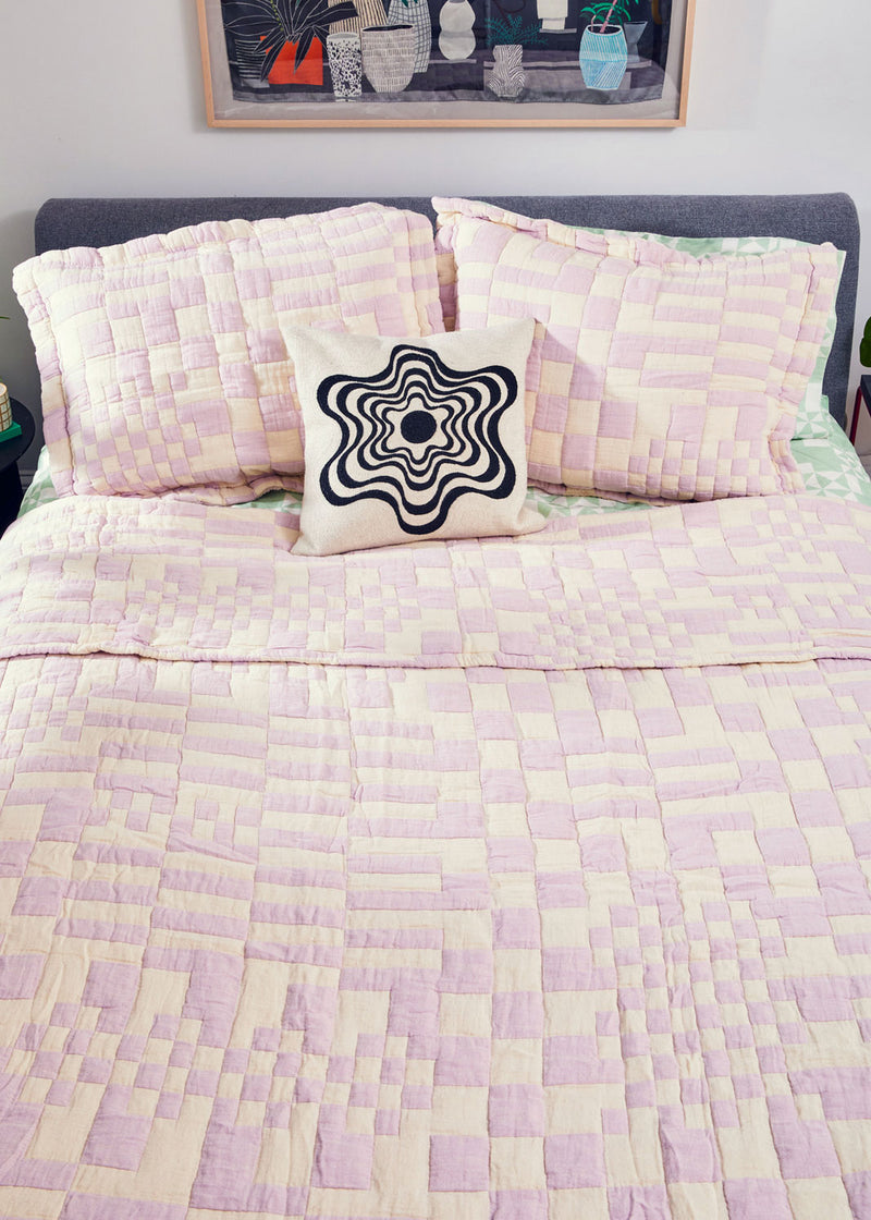 Dusen Dusen | Check Coverlet Set