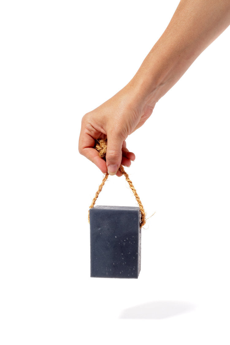 Mater Soap | Charcoal Soap on a Rope